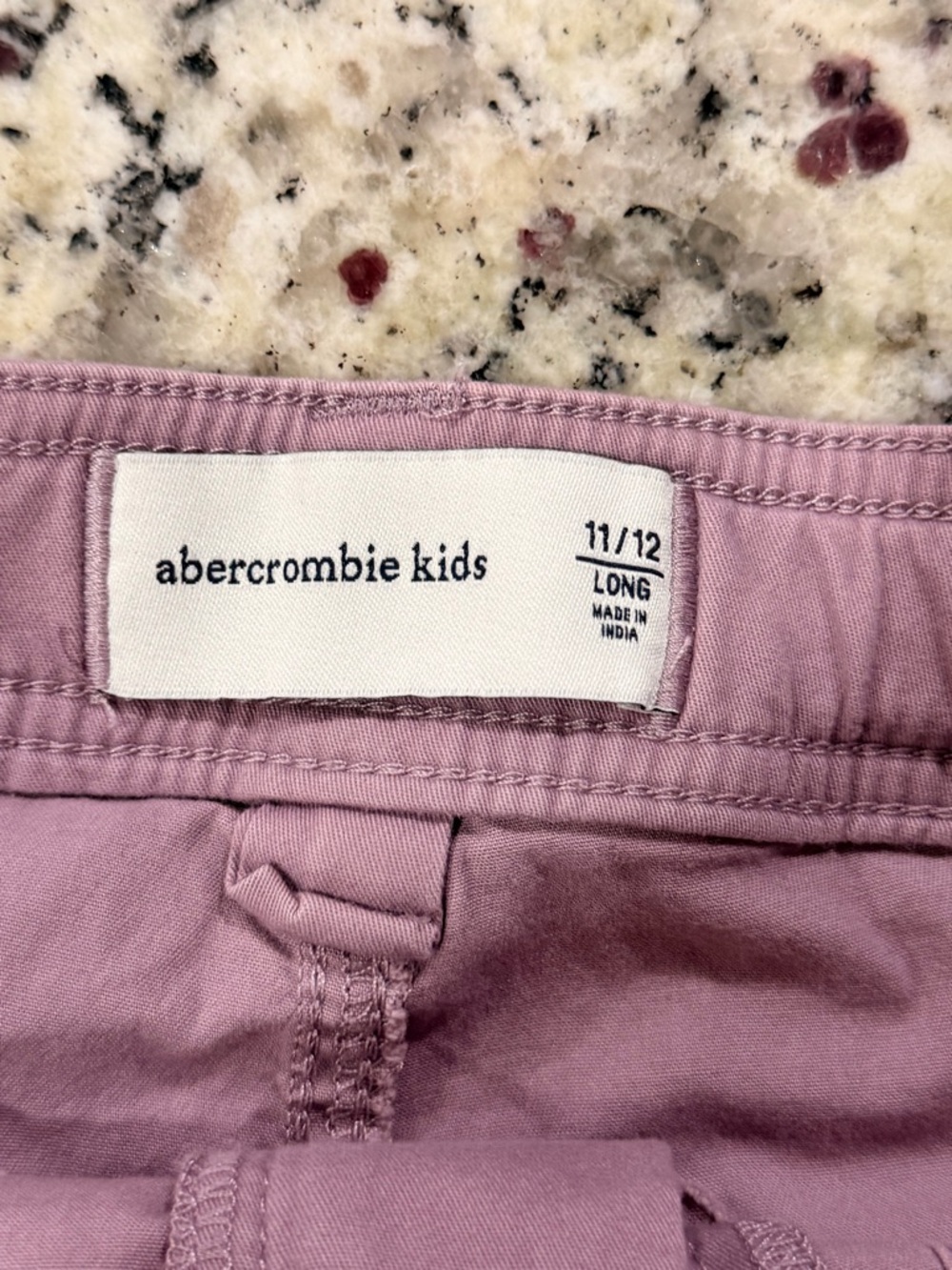 abercrombie kids mauve girls' shorts